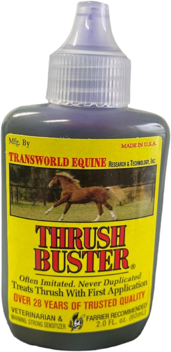 – Hoof Maintenance Liquid for Horses, Equine Thrush Support, Farrier-Recommended, Purple Stain Formula, 2 Oz