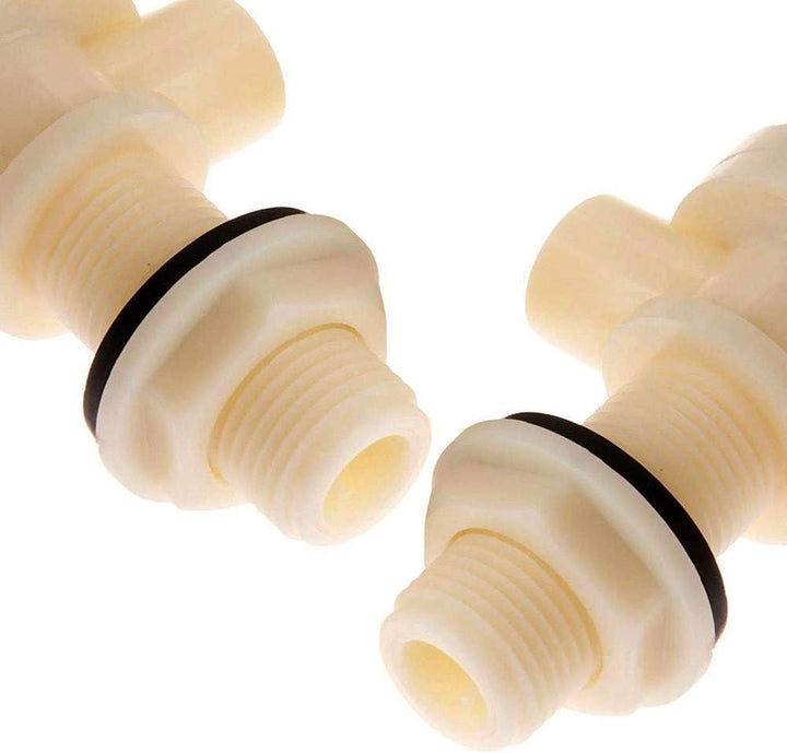 2 Pack Float Valve Stable Water Automatic Pet Water Dispenser Shut off 1/2" Automatic Waterer Bowl Fill Feed Water Trough with Adjustable Arm Horse Cattle Sheep Pig Dog