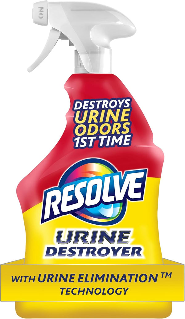 Urine Destroyer Spray – Pet Stain and Odor Remover, Carpet Cleaner Solution for Cat and Dog Urine, 32 Fl Oz