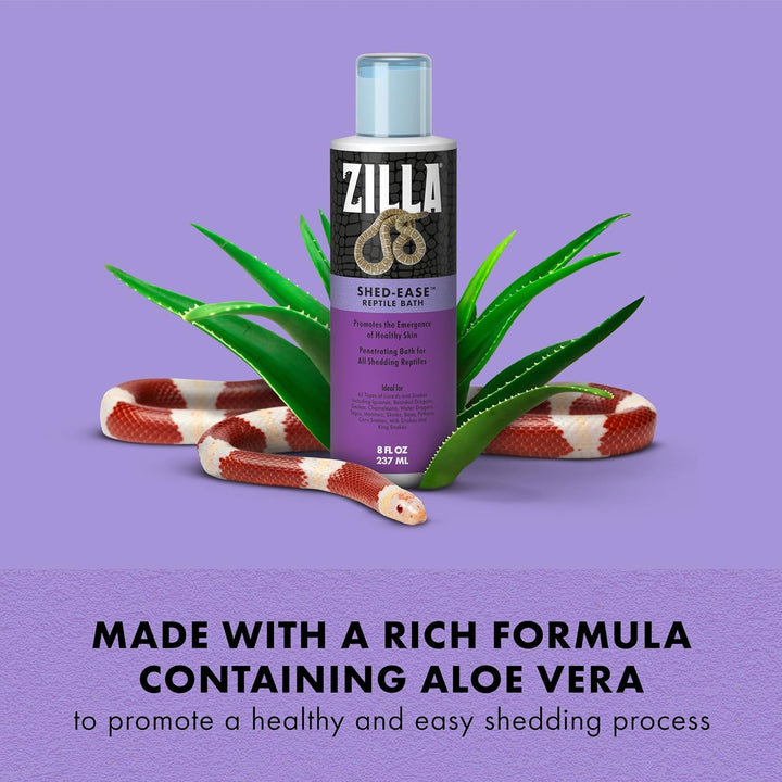 Shed-Ease Reptile Bath, Shedding Support and Penetrating Bath for All Lizards and Snakes