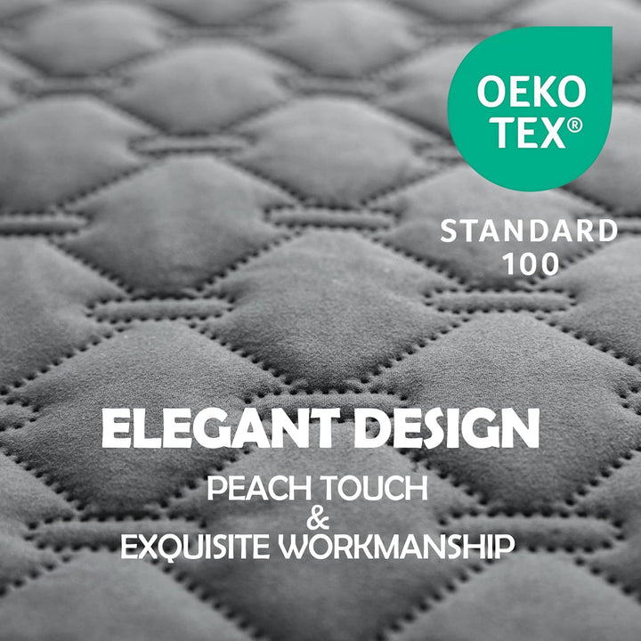 3X Stronger Waterproof Pet Blanket, Scratch Proof Furniture Protector for Dogs Cats, Reversible Cover 30X70 Inch, Dark Grey/Light Grey