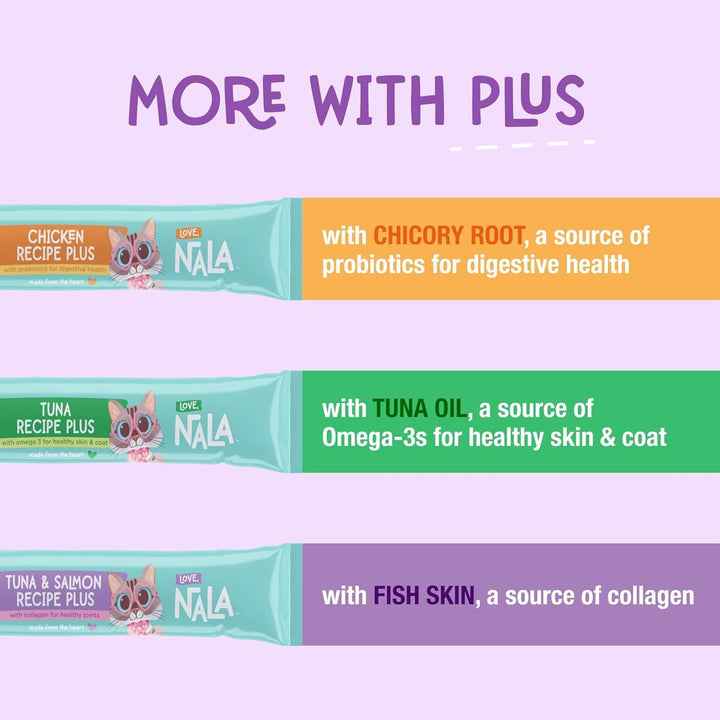 - Natural Lickable Cat Squeeze up Treat,Topper - Variety plus Pack Mousse - Wet Food Cat Puree - Grain Free, Non_Gmo Minerals, Vitamins - 24 Pack