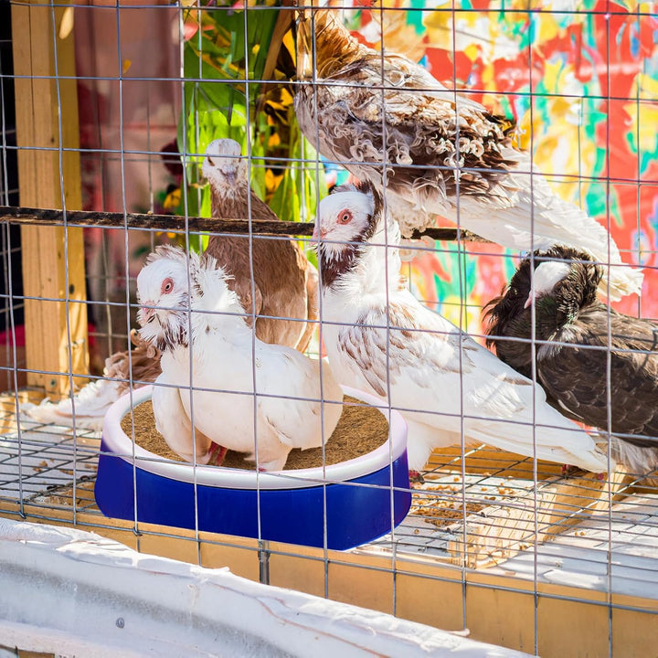 15 Packs Pigeon Nest Pads, Bird Breeding Mat for Chicken, Natural Coconut Fiber Bird Egg Mat, Nesting Bowl Box Pad for Parakeet Chicken, Pigeon Hatching Bedding Accessories