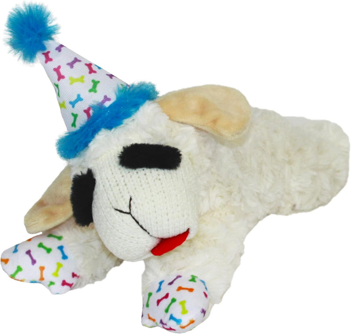 Mini Lamb Chop Officially Licensed, Plush, Squeak Pet Toy (White, 10')