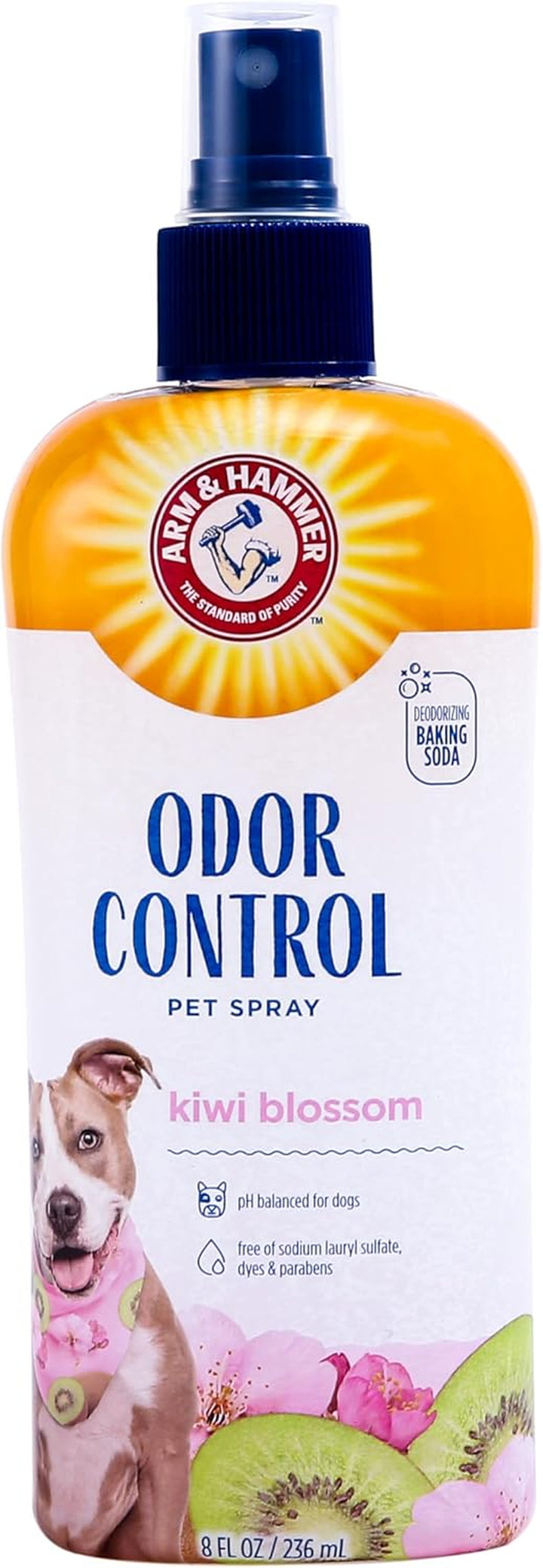 for Pets Super Deodorizing Spray for Dogs | Best Odor Eliminating Spray for All Dogs & Puppies | Fresh Kiwi Blossom Scent That Smells Great, 8 Ounces
