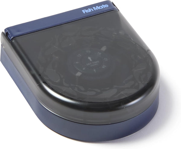 14-Feed Automatic Aquarium Fish Feeder (F14) - Timer Controlled for Precise Reliable Feeding, Vacation or Daily Use with Included Clamps, Serves up to 14 Meals