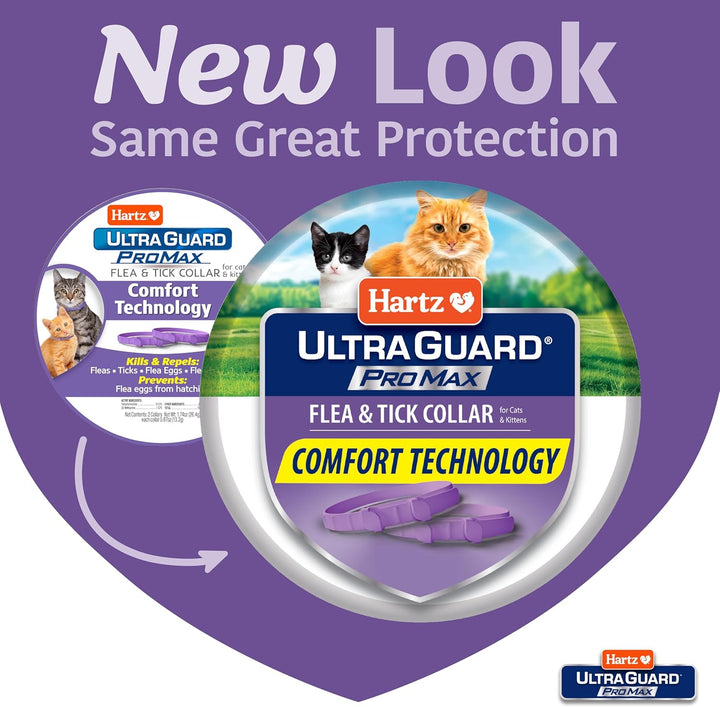 Ultraguard Promax Flea & Tick Collar for Cats I 14 Months Protection I Soft & Comfortable | Flea & Tick Prevention I 2 Pack