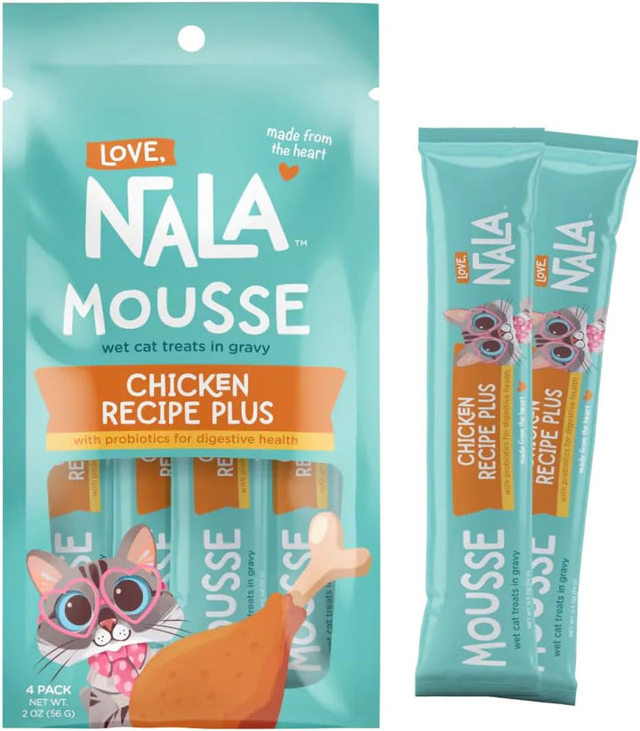 - Natural Lickable Cat Squeeze up Treat,Topper - Variety plus Pack Mousse - Wet Food Cat Puree - Grain Free, Non_Gmo Minerals, Vitamins - 24 Pack