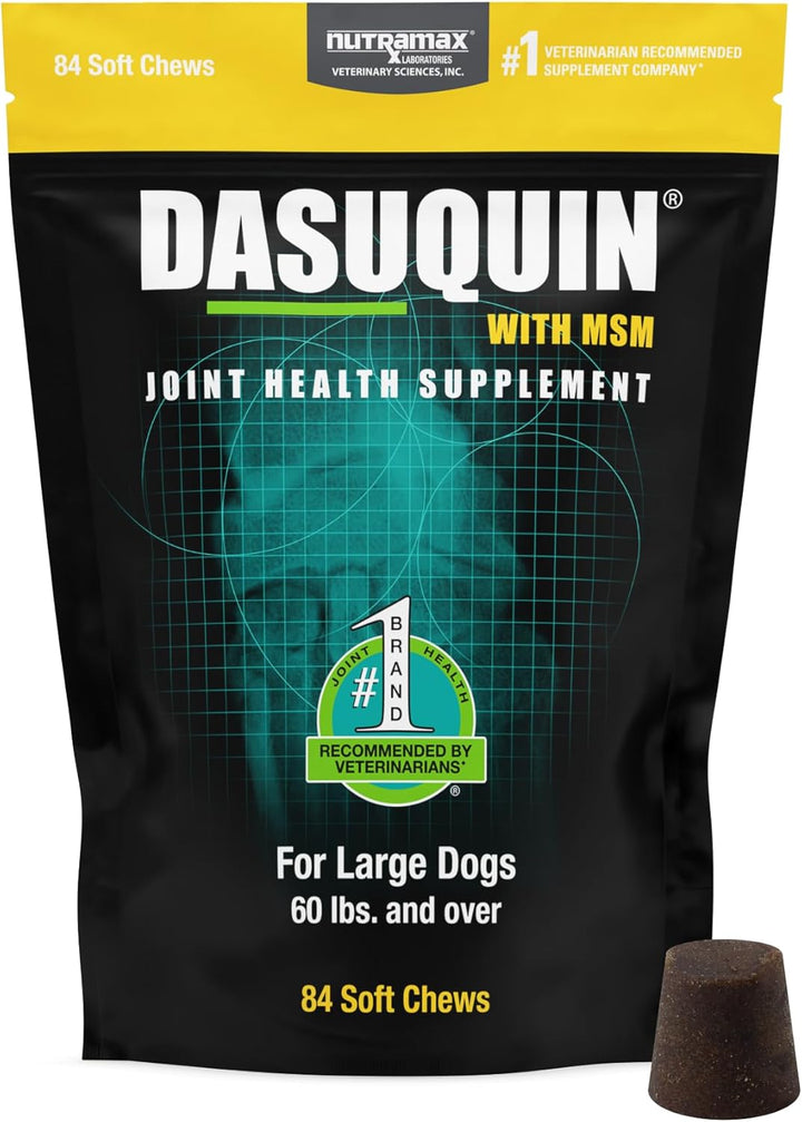 Dasuquin with MSM Soft Chews, Large Dog, 150 Count, Brown