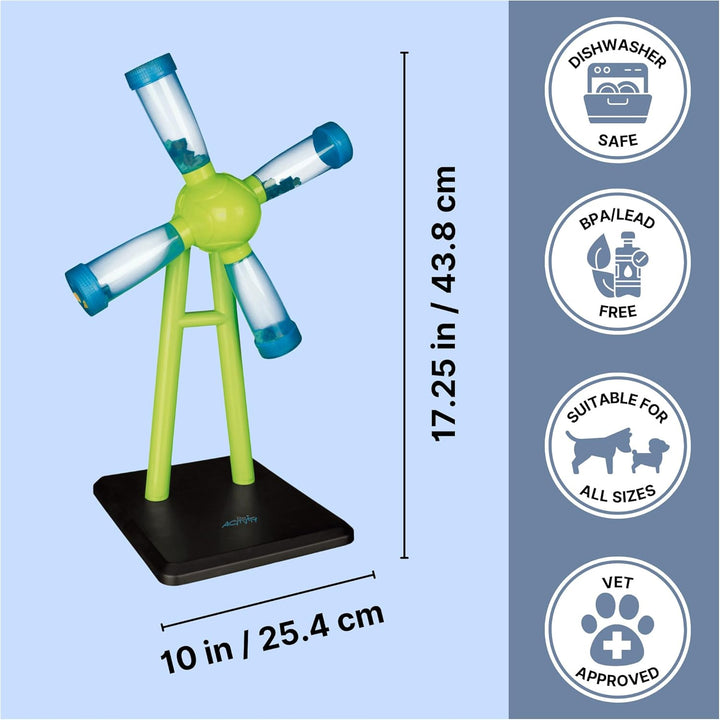 Windmill Strategy Game, Beginner Dog Puzzle Toy, Level 1 Activity, Treat Puzzle, Interactive Play, Dog Enrichment