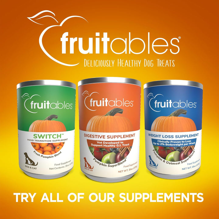 Pumpkin Digestive Supplement, Made with Pumpkins for Dogs, Healthy Fiber Supplement for Pet Nutrition, Packed with Superfoods, 15 Oz