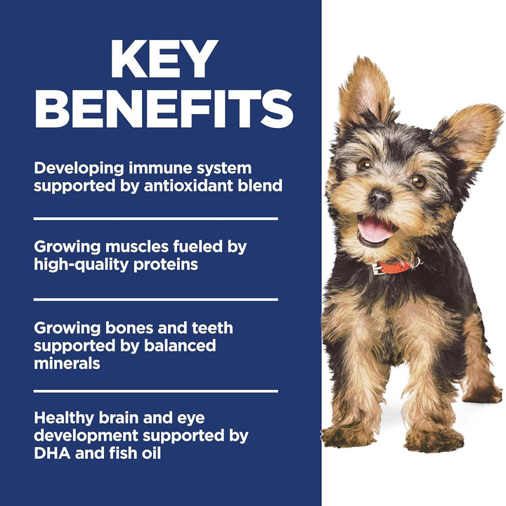 Puppy Small & Mini Breeds Dry Dog Food, Chicken, Brown Rice, & Barley, 4.5 Lb Bag