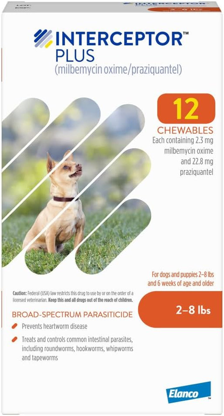 plus Prevention for Heartworm + 4 Other Worms for Dogs 50.1-100 Lbs. | 6 Chews, 6-Month Supply