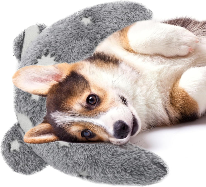 Pet Calming Pillow for Dogs, Soft U-Shaped Pillow Glow in the Dark, Joint Relief, Sleep Comfortably,Suit for Small, Medium, Large Dogs, Fluffy Pet Neck Pillow (S-Pink)