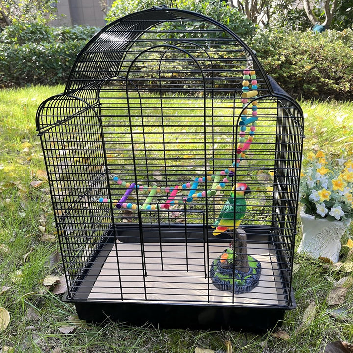 Gravel Paper for Bird Cage,Birdcage Liner Papers Cuttable Gravel Liner Sea Sand Paper Pet Animal Cages Cushion Great for Hard-Billed Birds Parrot | Clean Safe & Aids in Digestion (8 PCS - 17" X 11")