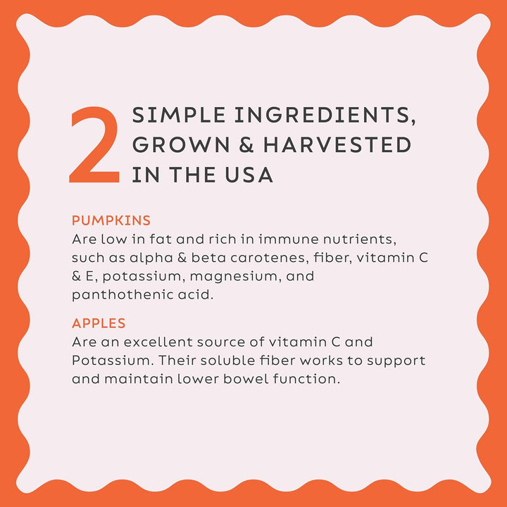 – Firm up Pumpkin for Dogs & Cats – Fiber Supplement with Pumpkin & Apple Fiber for Cat & Dog Digestive Support – Made in USA, 4 Oz