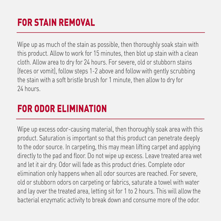 Nature’S Miracle Advanced Stain and Odor Eliminator Dog Spray, Fresh Scent, Severe Mess Enzymatic Formula for Tough Pet Messes, 32 Ounces