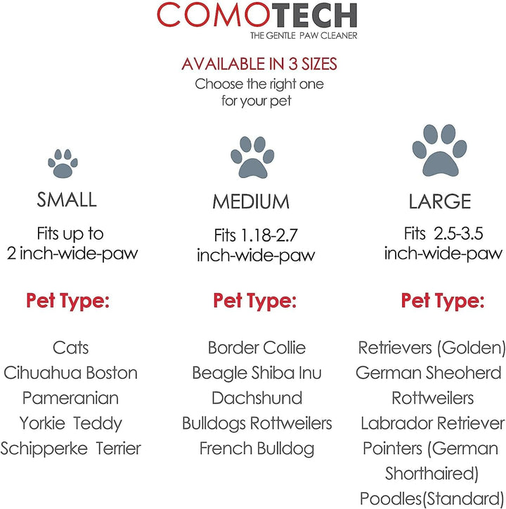 Dog Paw Cleaner, Dog Paw Washer, Paw Muddy Paw Cleaner, Pet Foot Cleaner for Small Medium Large Breed Dogs/Cats (With 3 Absorbent Towel)