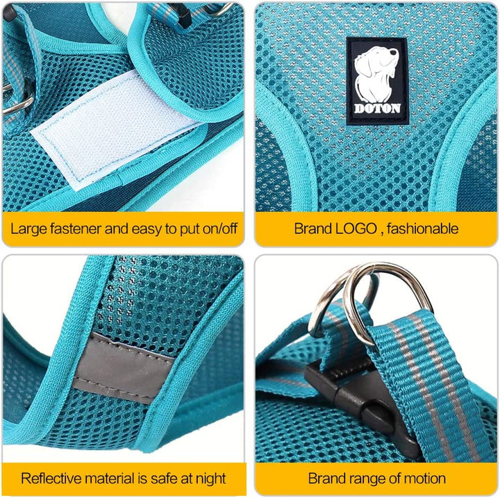 Cat Harness and Leash - Ultra Light Escape Proof Kitten Collar Cat Walking Jacket with Running Cushioning Soft and Comfortable Suitable for Puppies Rabbits