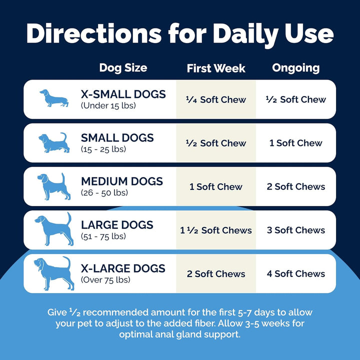 Glandex Anal Gland Soft Chew Treats with Pumpkin for Dogs Digestive Enzymes, Probiotics Fiber Supplement for Dogs Boot the Scoot (Peanut Butter Chews, 60 Count)