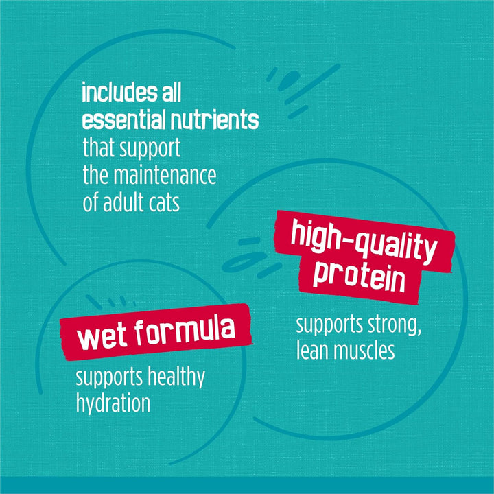 Purina  Wet Cat Food Variety Pack, Tasty Treasures Prime Filets (With Chicken and Tuna, with Chicken, and with Ocean Fish and Tuna, and with Turkey) - (Pack of 24) 5.5 Oz. Cans