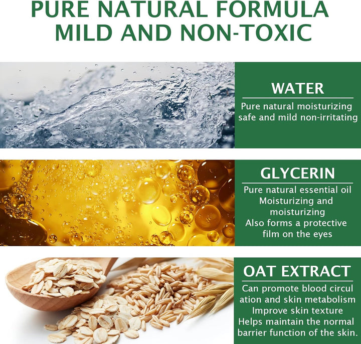 60ML Pet Eye Drops for Dog & Cat Relieve Eyes Itching & Irritation, Pink Eye & Allergies Symptoms Safe & Gentle Formula for All Animals