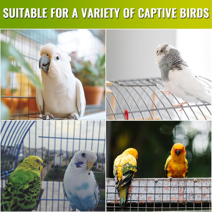 UVB 5.0 Bulb for Birds Compact Fluorescent Light Bulb E26, UVB 5.0 Bird Light Bulb Compact UVB Lamp Bird Cage UVB Light for Captive Birds, Reptiles