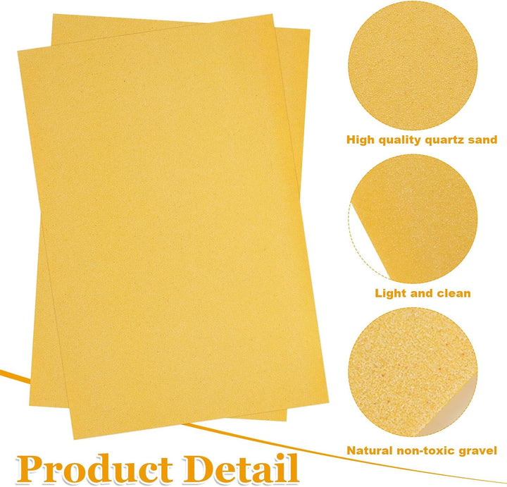 50 Pcs Gravel Liner Paper for Bird Cage, 11" X 17" Bird Cage Liner, Easy Clean Pet Grinding Sandpaper for Bird Cage