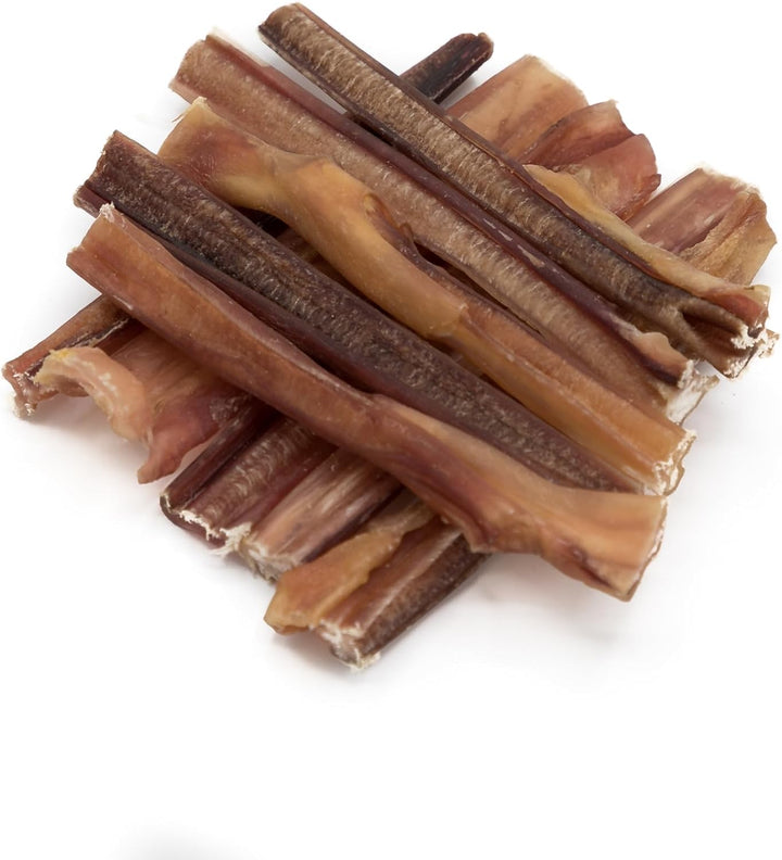 4 Inch Bully Sticks - 8 Oz (Pack of 1) - Natural Grass-Fed, Grain and Rawhide Free, Ideal for Small or Young Canines