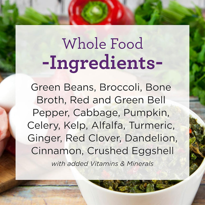 Paradigm Green Superfood Dog Food, Human Grade Dehydrated Grain Free Base Mix for Dogs, Diabetic Low Carb Ketogenic Diet (6 Pounds)