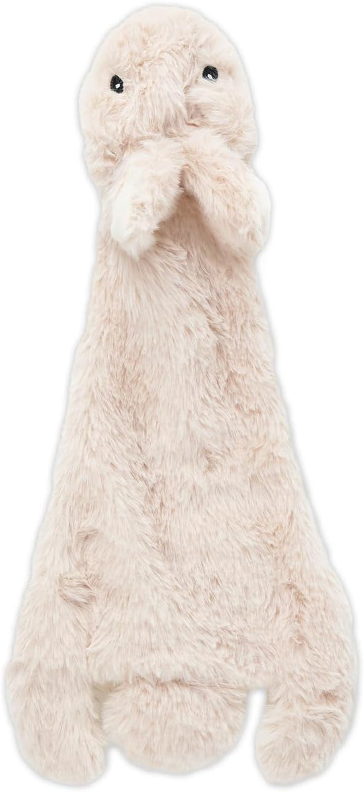 2-In-1 Stuffless Squeaky Dog Toys with Soft, Durable Fabric for Small, Medium, and Large Pets, No Stuffing for Indoor Play, Supports Active Biting and Play - 4 Figures, Small