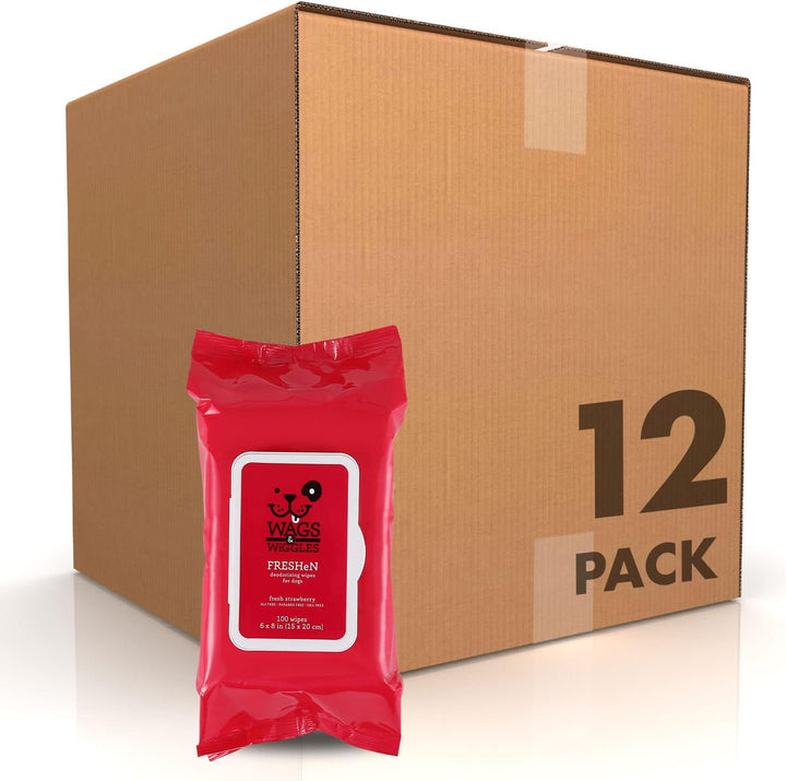 Cleanse Hypoallergenic Wipes 100Ct | Hypoallergenic Dog Wips 100 Count Package, Fragrance Free | Waterless Bathing to Keep Pets with Sensitive Skin Clean (FF22031)