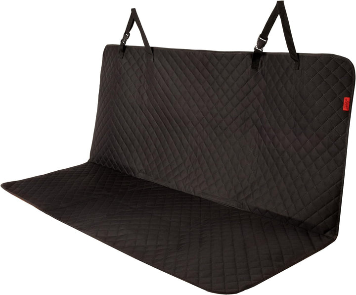 Car Seat Cover for Dogs - Premium Waterproof Oxford Fabric - Universal Fit - Non-Slip Rear Cover & Protector, Car Accessories for Trucks & Suvs (Black)