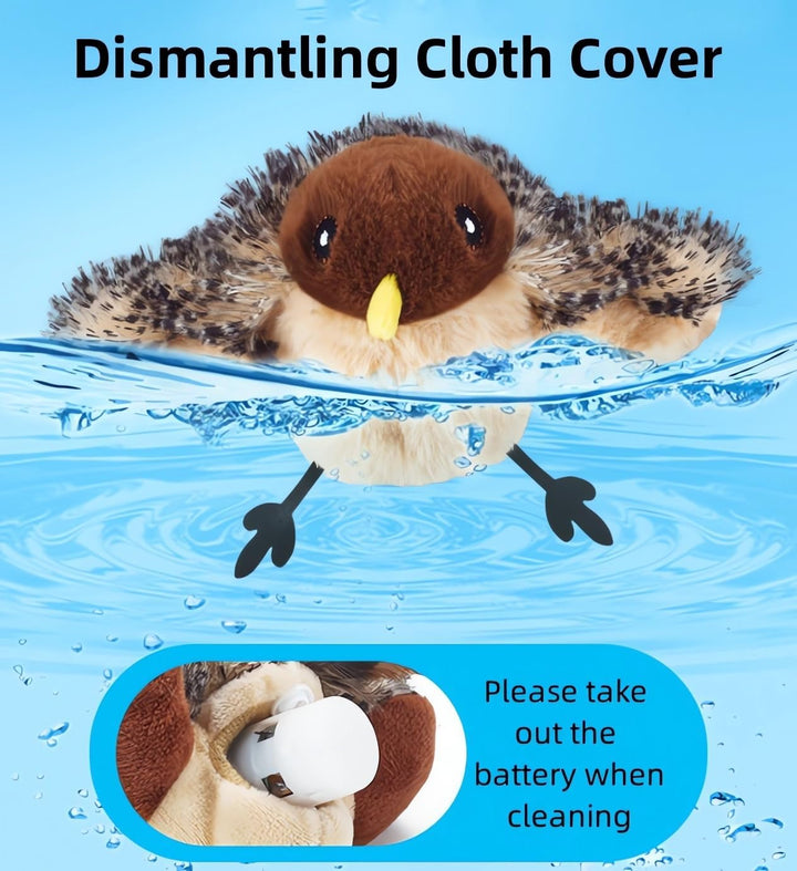 Interactive Chirping Bird Cat, Cat Toy, Simulated Chirping Bird, Realistic Bird Plush Cat Toy, Chirping Bird Cat Toy, Melody Chaser Cat Toys, Cat Toys for Bored Indoor Adult Cats (1 PC)