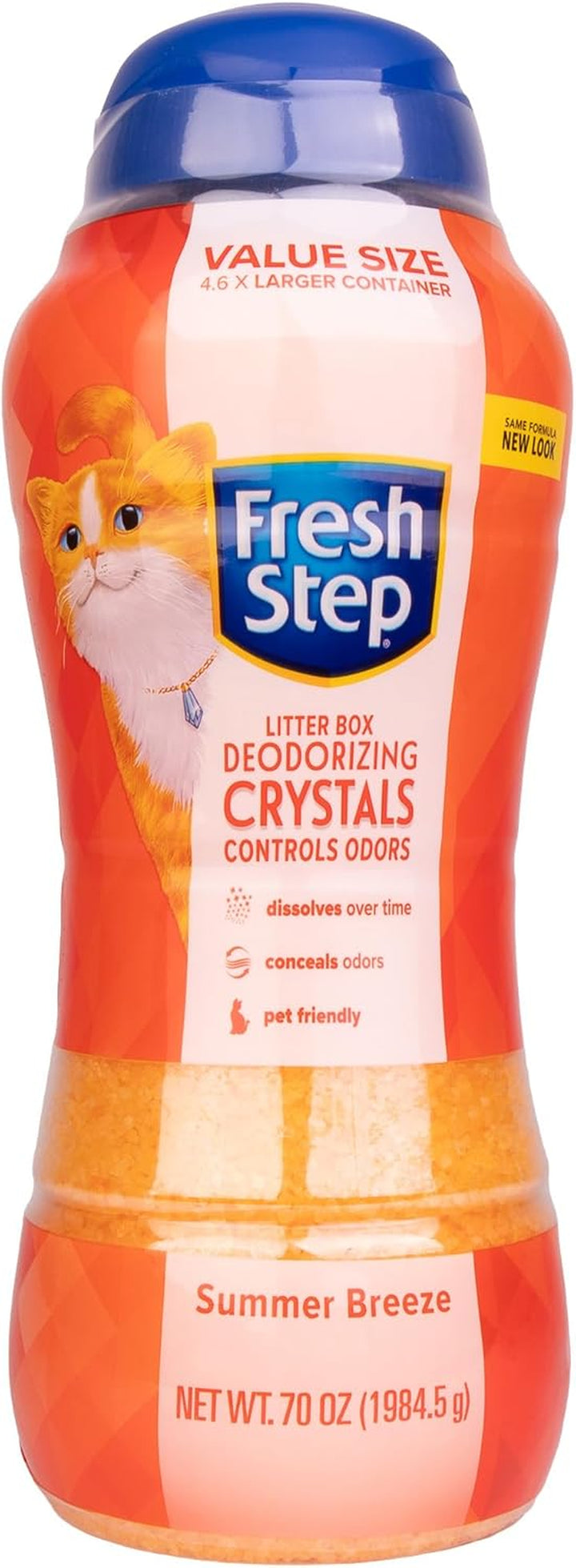 Cat Litter Crystals in Fresh Scent - Cat Litter Box Deodorizer - Combats Odors and Neutralizes Smells to Keep Your Home Clean, 15 Ounce