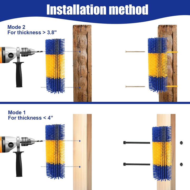 2PCS Livestock Scratching Brush, Cow, Horse, Goat, Livestock Brushes for Scratching, Horse Brush, Cow Brush, Goat Scratching Post, Animal Back Scratching