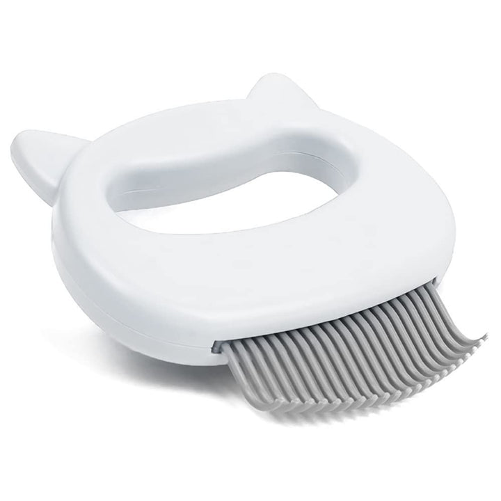 the Original Pet Hair Removal Massaging Shell Comb Soft Deshedding Brush Grooming and Shedding Matted Fur Remover Dematting Tool for Long and Short Hair Cat Dog Puppy Bunny (Mint)