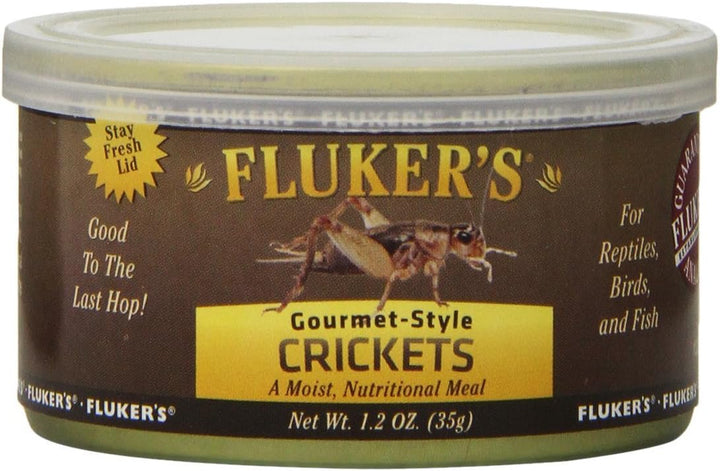 Gourmet Mealworms, Canned Food for Reptiles, Fish, Birds and Small Animals, 1.23 Oz