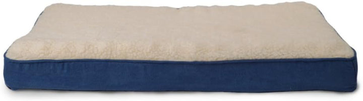 Replacement Dog Bed Cover Water-Resistant Indoor/Outdoor Logo Print Oxford Polycanvas Mattress, Washable - Stone Gray, Large