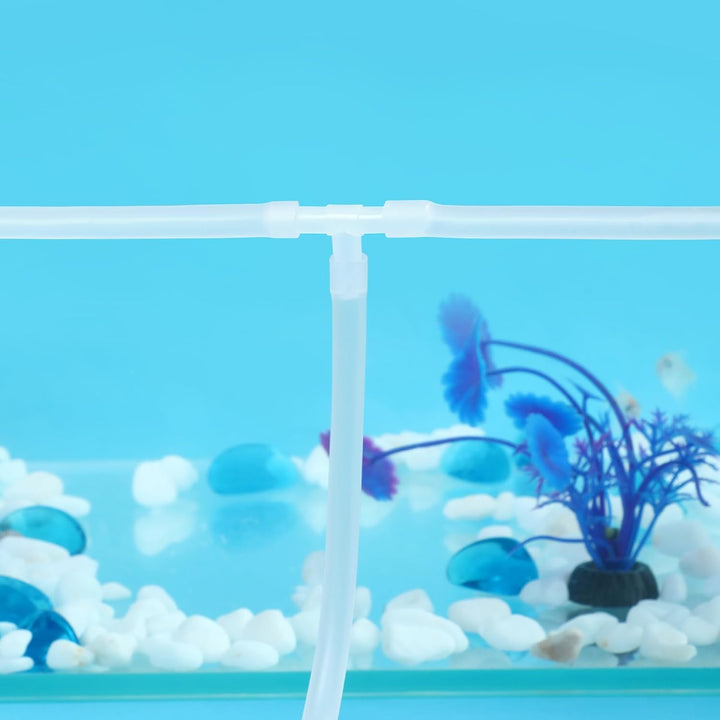Aquarium Airline Tubing Connector, Fish Tank Air Pump Connector, Plastic, 40Pcs