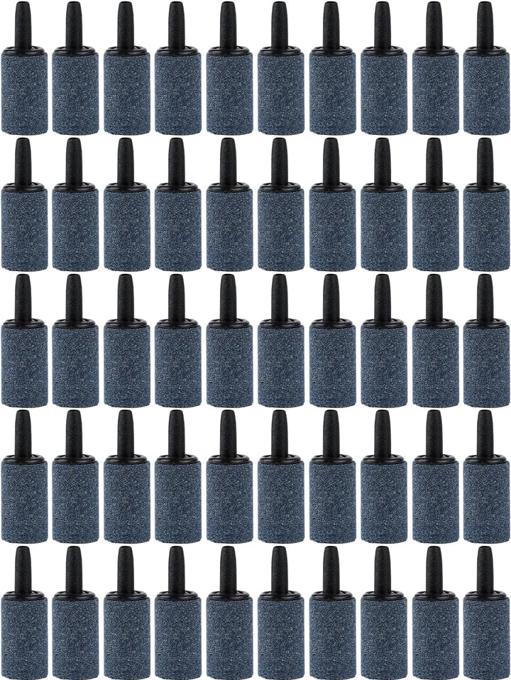 Aquarium Air Stone 1 Inch, Fish Tank Air Stone Aerator Bubble Diffuser for Nano Air Pumps Small Buckets and Fish Tanks, 10 Pack