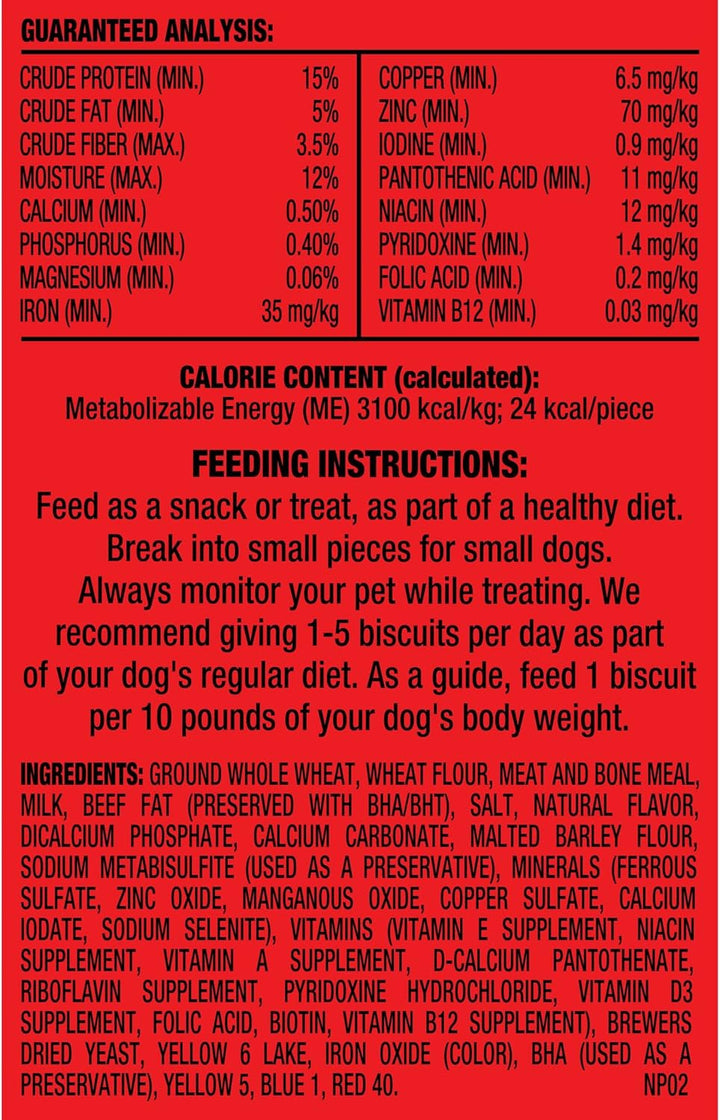 Limited Edition Halloween Spooky Biscuit Dog Treats, 24 Ounce Pail