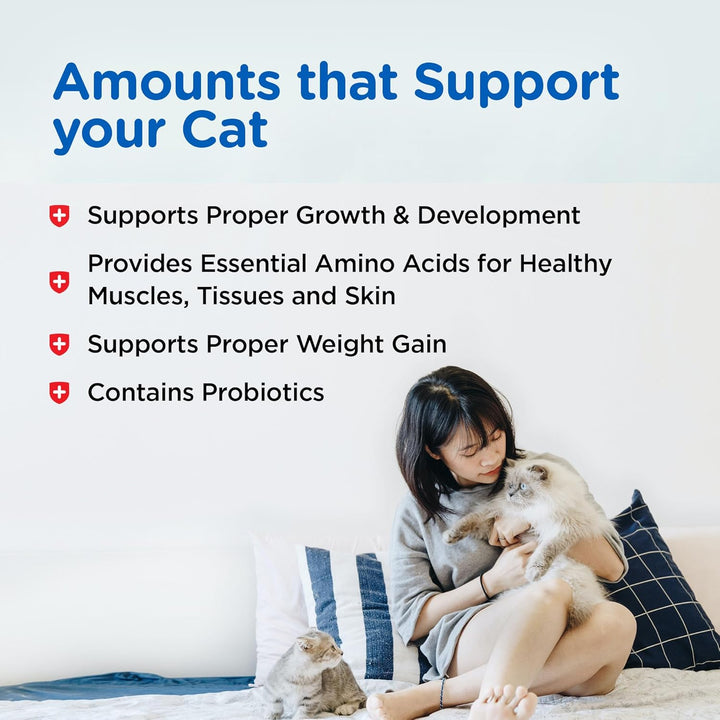 Milk Replacer for Kittens, Powdered Milk, Kitten Essentials, Cat Care, Veterinarian Recommended Cat Essentials, Whelping Supplies, Nursing Supplies, 12Oz