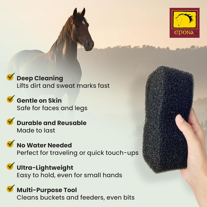Tiger’S Tongue Horse Groomer – Deep Cleaning Scrubber & Massager for Horses – Removes Dirt, Dried Sweat Marks & Dander – Gentle Grooming Tool for Body, Legs & White Markings