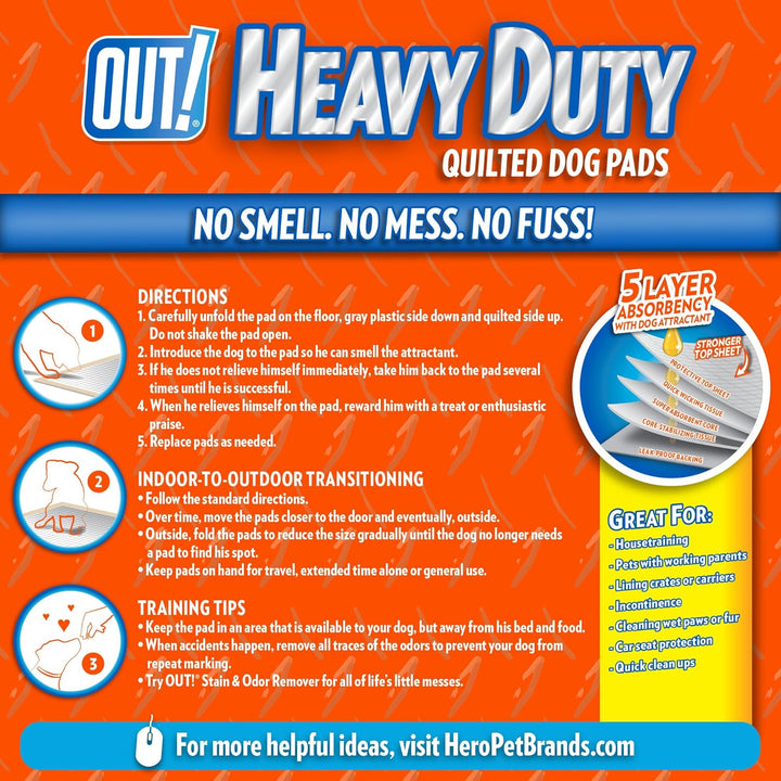 Petcare Puppy Pads XXL, Heavy Duty, Leak Proof Pee Pads for Dogs, Potty Training & Housebreaking, Puppy Essentials (26"X30", 30 Count)