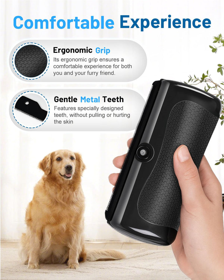 Grooming Pro Deshedding Brush, 2026 Upgraded Groomingpro Deshedding Dog Brush 2.0- Pet Hair Remover Comb, Professional Dog Brush for Shedding Short Haired and Long Haired Dogs Cats Rabbit Horse