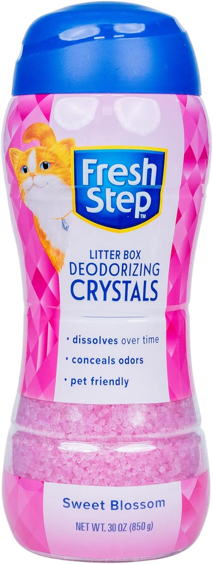 Cat Litter Crystals in Fresh Scent - Cat Litter Box Deodorizer - Combats Odors and Neutralizes Smells to Keep Your Home Clean, 15 Ounce