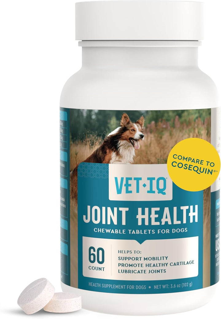 Glucosamine Hip & Joint Supplement for Dogs, 180 Soft Chews, Dog Joint Support Supplement with MSM and Krill, Dog Health Supplies Large & Small Breed, Chicken Flavored Chewables