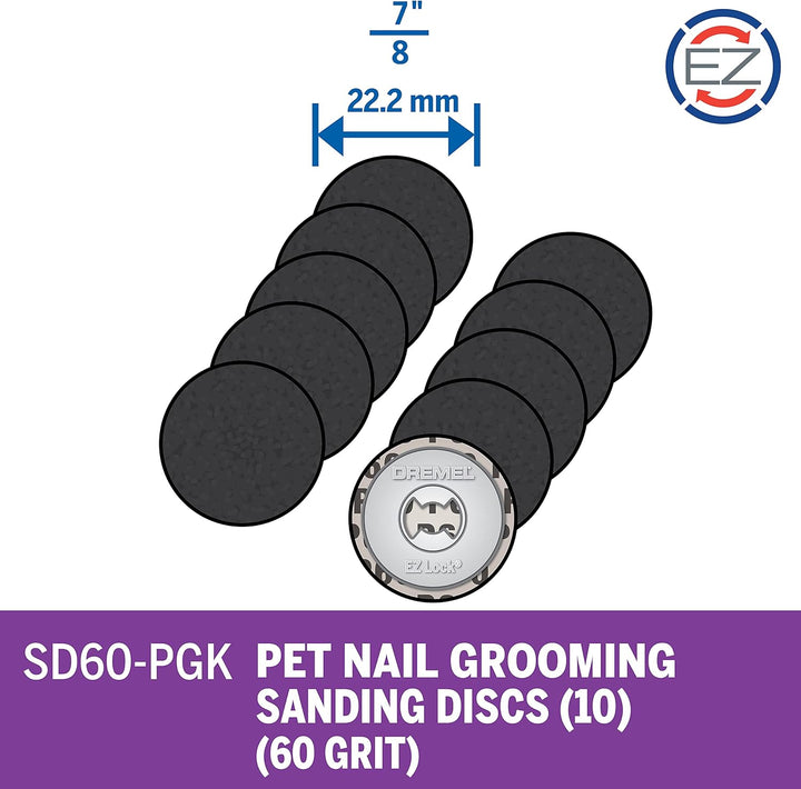 SD60-PGK EZ Lock Pet Nail Grooming Sanding Discs
