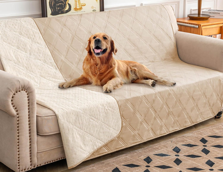 Waterproof Dog Bed Cover Pet Blanket with Anti-Slip Back for Furniture Bed Couch Sofa
